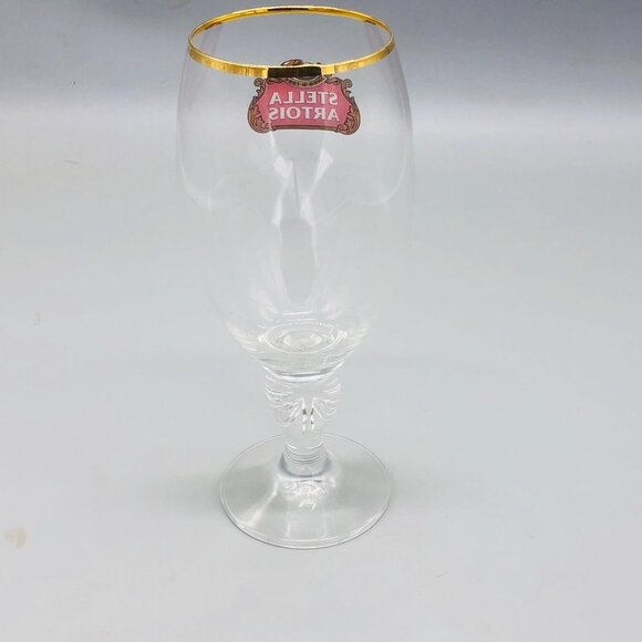 Stella Artois Stemmed Beer Glassware 50CL  Stem Height 2" Height 8.5" READ - Picture 4 of 7